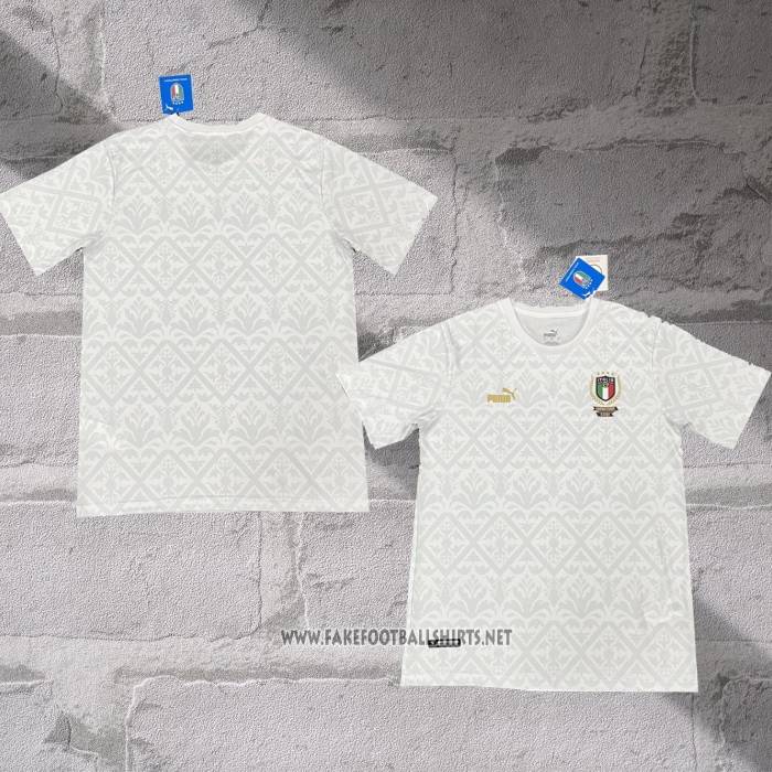 Italy European Champions Shirt 2020 White Thailand